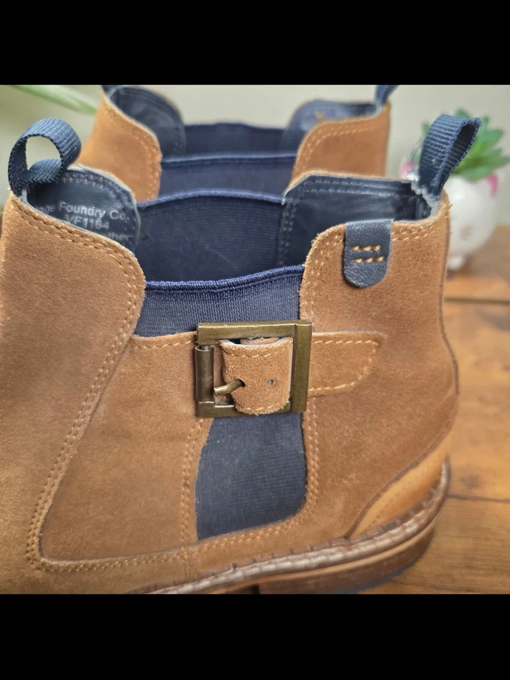 Vintage Foundry Co. The Antisana Suede Chelsea Boots Men's size 12